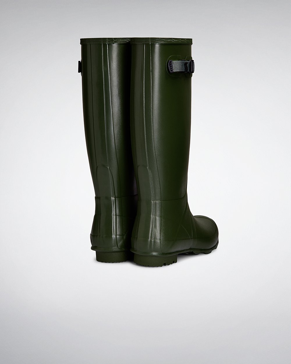 Women Hunter Norris Field Neoprene Lined | Tall Rain Boots Green | NZ-81729-BPAX